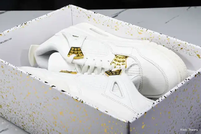 Kick Theory Jordan Gold 4 AQ9129-170 Metallic Retro 0511